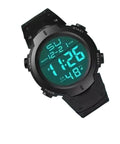 Flux Faishon Men Black 1251 Digital Multifunction Sports Watch 50m