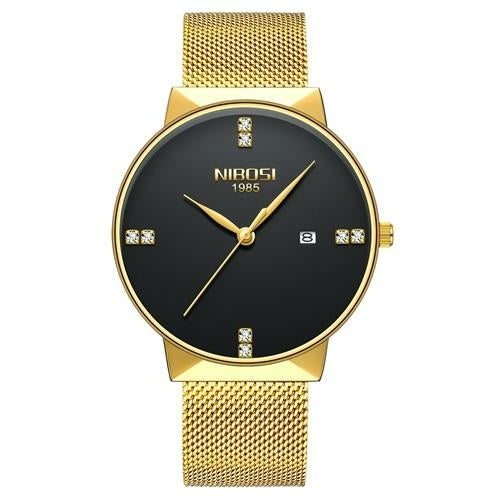 cwp NIBOSI Fashion Mens Watches Top Brand Luxury Quartz Watch Men